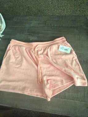 Altard state Peach Terry Lounge Shorts NWT